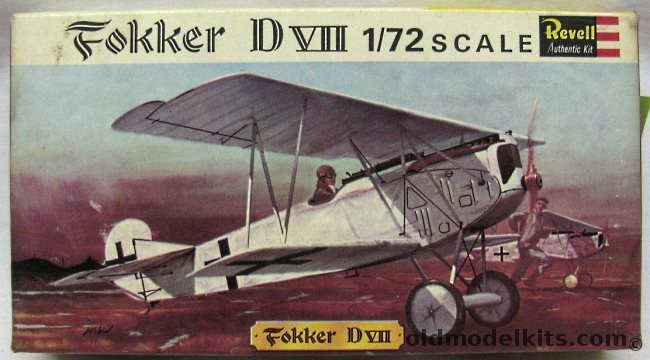 Revell 1/72 Fokker D-VII (D.VII) - Great Britain Issue, H632 plastic model kit